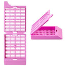 White Unisette tissue cassettes for Primera by Simport Scientific, 1,500 pack of consumable lab sample cassettes.
