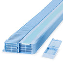 White Unisette Tissue Cassettes for Primera by Simport Scientific, taped, case of 1,000, used as lab consumables for tissue embedding