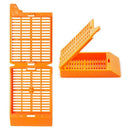 Simport Scientific Unisette Tissue Cassettes Loose CS/1,500 for laboratory sample processing, white plastic consumables box