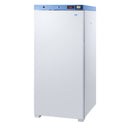 White Summit 24-inch wide upright medical refrigerator for storing sensitive healthcare supplies.