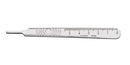 Swann-Morton scalpel handles in various sizes, durable stainless steel, used for precise surgical or craft cutting.