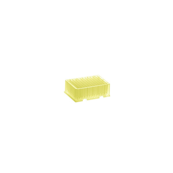 SIMPORT BIOBLOCK 96 DEEP WELL PLATES - Deep Square Well Plate, Round Bottom, 2.2mL, Yellow, Polypropylene, 4/pk, 6 pk/cs