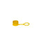 SIMPORT COLORED CLOSURES - Caps, O-Ring & Loop, Yellow, 1000/cs