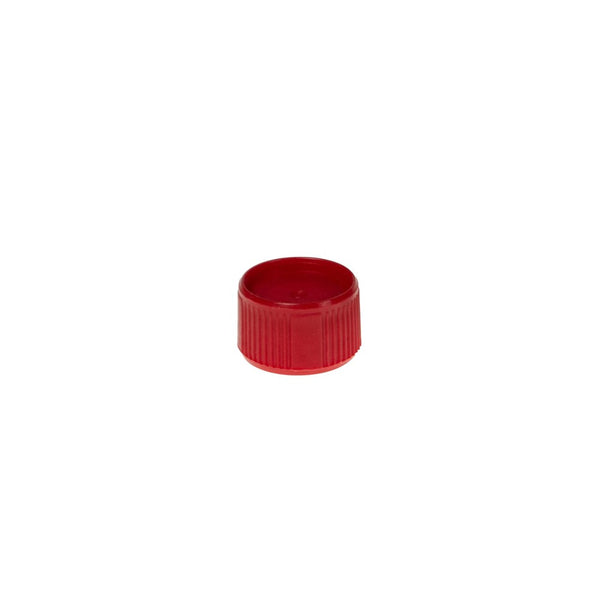 SIMPORT COLORED CLOSURES - Caps, O-Ring Seal, Red, 1000/cs