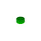 SIMPORT COLORED CLOSURES - Flat Caps, O-Ring Seal, Green, 1000/cs