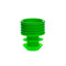 SIMPORT FLANGE PLUG CAPS - Flange Plug Cap, 12mm, Polyethylene, Green, 1000/pk