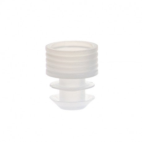 SIMPORT FLANGE PLUG CAPS - Flange Plug Cap, 12mm, Polyethylene, Natural, 1000/pk
