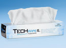 Box of TechWipe Task Wipers consumables, 4.5 x 8.25 inches, with 280 wipes for cleaning and maintenance tasks.