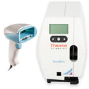 Thermo Scientific SlideMate On-Demand Slide Printer with barcode scanner, laboratory equipment for printing and labeling microscope slides.