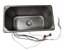 Used Thermo Shandon Paraffin Tank with Element Assembly for Histocentre 3, repair part, showing metal tank and heating element