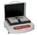 Boekel Scientific Jitterbug 2 Microplate Thermo Shaker with 2 plates, laboratory equipment for microplate agitation and mixing.