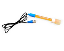 Boekel Scientific pH probe for laboratory equipment, showing the sensor and connector in a close-up view.