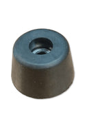 Sakura Tissue-Tek D9-03-0151 Rubber Foot for TEC 5 repair parts, showing the black rubber foot component on a white background.