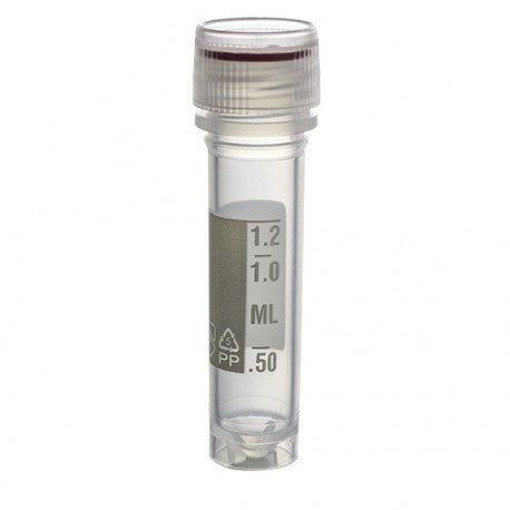 SIMPORT MICREWTUBE TUBES WITH O-RING SEAL SCREW CAP - 2.0mL Tube, Self-Standing, Sterile, Printed, 50/pk, 10 pk/cs (Temporarily Unavailable for Sale)